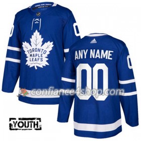 Adidas Maillot de Hockey Toronto Maple Leafs Personnaliser 2017-2018 Bleu Authentic - Enfant
